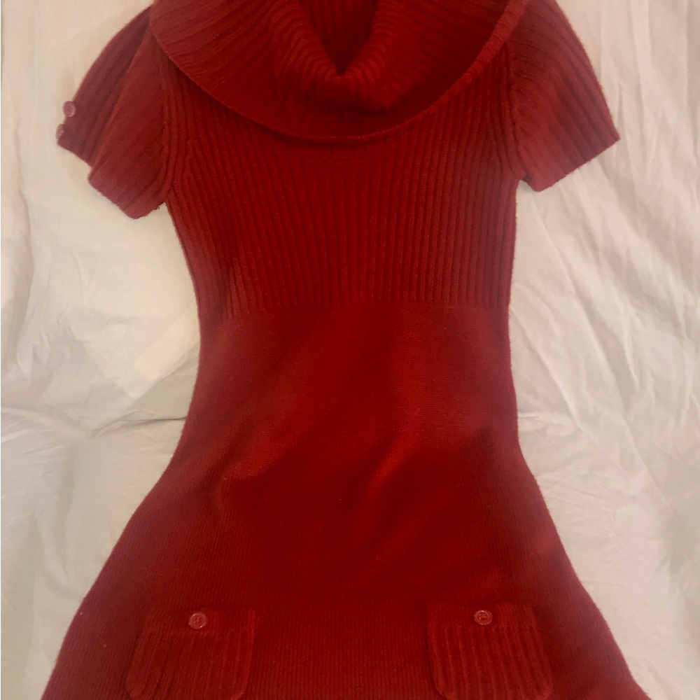 Body Central Medium-Crimson dress